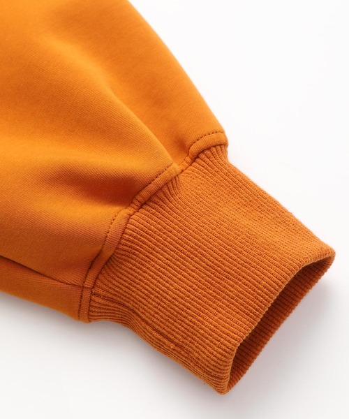 MILKFED.(ミルクフェド)の「ARCH LOGO BLOUSON(ブルゾン・レディース・チャコール/オレンジ・ONE SIZE)」の9枚目の写真