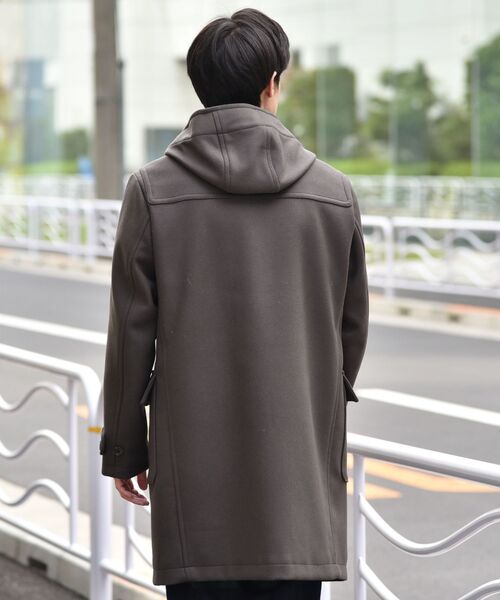 SHIPS（シップス）の「SHIPS: スーパー140'S メリノウール メルトン ダッフルコート 21FW（ダッフルコート・メンズ・ベージュ/ネイビー/オリーブ/ブルー/ブラック・SMALL/MEDIUM/LARGE/X-LARGE）」の12枚目の写真