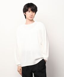 【RE:DESCENTE SEED100 】ホールガーメントニット“リラックス” / Wholegarment Sweater "Relax"