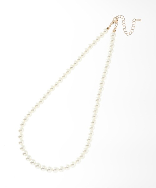 B.C STOCK（ベーセーストック）の「≪追加≫コイン×パールネックレス（ネックレス・レディース・ゴールド・FREE）」の3枚目の写真