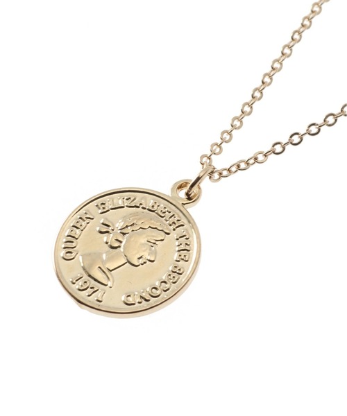 B.C STOCK（ベーセーストック）の「≪追加≫コイン×パールネックレス（ネックレス・レディース・ゴールド・FREE）」の5枚目の写真