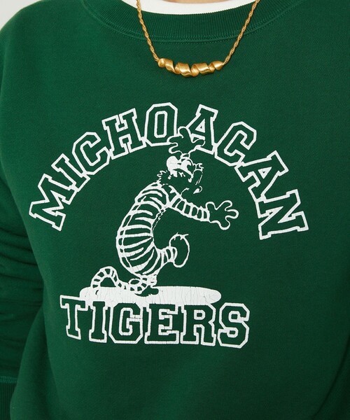 FREAK'S STORE（フリークスストア）の「Freada/フリーダ スウェットプルオーバー TIGERS（スウェット・レディース・グリーン/サックスブルー/グレー・ﾌﾘ-）」の14枚目の写真