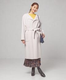 closet story | <closet story(クローゼットストーリー)>ミカエシ ノーカラー ガウンコート(ノーカラーコート)