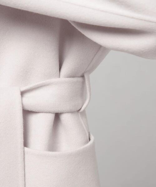 closet story（クローゼットストーリー）の「＜closet story（クローゼットストーリー）＞ミカエシ ノーカラー ガウンコート（ノーカラーコート・レディース・ライム/ネイビー/ライトグレー・FREE）」の21枚目の写真