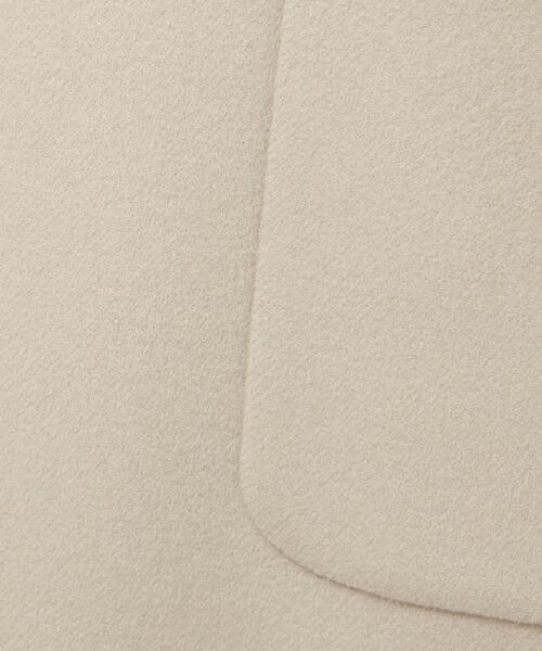 closet story（クローゼットストーリー）の「＜closet story（クローゼットストーリー）＞ミカエシ ノーカラー ガウンコート（ノーカラーコート・レディース・ライム/ネイビー/ライトグレー・FREE）」の13枚目の写真