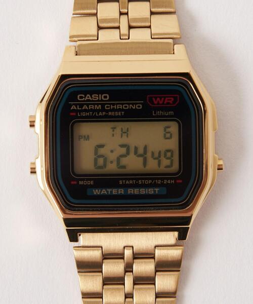 CASIO（カシオ）の「＜CASIO（カシオ）＞ A159WGEA-1JF/腕時計（デジタル腕時計・メンズ・ゴールド・FREE）」の3枚目の写真
