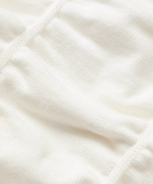 LOVELESS（ラブレス）の「チェーンネックハーフスリーブプルオーバー（ニット/セーター・レディース・オフホワイト/ブラック・34/36）」の4枚目の写真