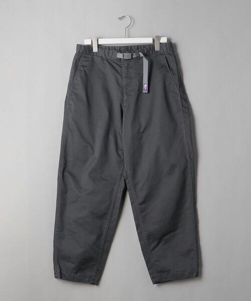 THE NORTH FACE PURPLE LABEL(ザ ノースフェイス パープルレーベル)の「<THE NORTH FACE PURPLE LABEL> WIDE TAPEREDPT TWILL/パンツ(その他パンツ・メンズ・ダークグレー/ブラック・30inch/32inch/34inch)」の2枚目の写真