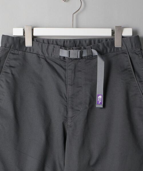 THE NORTH FACE PURPLE LABEL(ザ ノースフェイス パープルレーベル)の「<THE NORTH FACE PURPLE LABEL> WIDE TAPEREDPT TWILL/パンツ(その他パンツ・メンズ・ダークグレー/ブラック・30inch/32inch/34inch)」の4枚目の写真