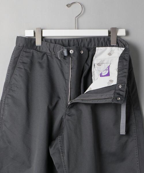 THE NORTH FACE PURPLE LABEL(ザ ノースフェイス パープルレーベル)の「<THE NORTH FACE PURPLE LABEL> WIDE TAPEREDPT TWILL/パンツ(その他パンツ・メンズ・ダークグレー/ブラック・30inch/32inch/34inch)」の5枚目の写真