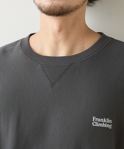 Franklin Climbing(フランクリンクライミング)の「【Franklin Climbing】ロゴスウェット(スウェット・メンズ・チャコールグレー/グレー/ピンク/ブルー/グリーン・S/M/L/XL/XS)」の16枚目の写真