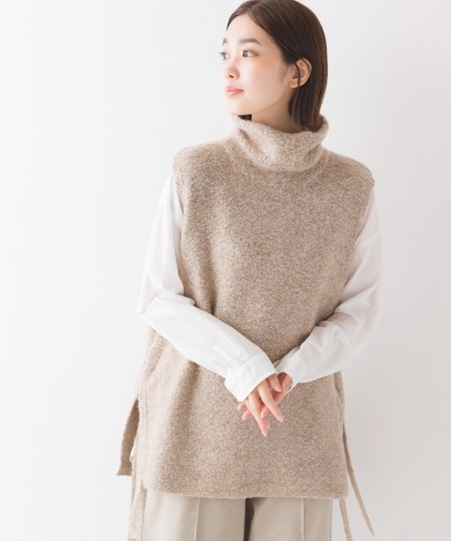 新品☆ellieのスラブニットベスト ELLIEエリー＊スラブニットベスト