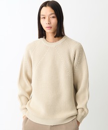 BATONER | 【BATONER】2021AW シグネチャー片畔クルーネック SOLIDWOOLニット　/BN-21FM-023(ニット/セーター)