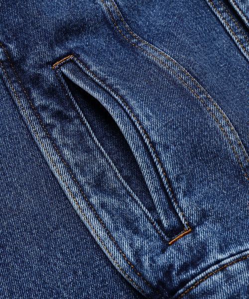 Y/Project(ワイプロジェクト)の「CLASSIC PEEP SHOW DENIM JACKET(デニムジャケット・メンズ・ネイビー系・S/XS)」の4枚目の写真