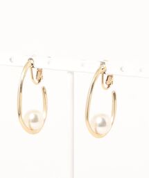 Lugnoncure | プラスチックパールイヤリング(イヤリング)