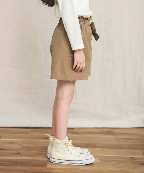 BRANSHES（ブランシェス）の「ウエストリボンショートパンツ（その他パンツ・キッズ・キャメル/ブラック・90cm/100cm/120cm/130cm/140cm/110cm/150cm）」の9枚目の写真