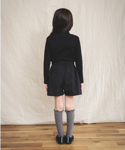 BRANSHES（ブランシェス）の「ウエストリボンショートパンツ（その他パンツ・キッズ・キャメル/ブラック・90cm/100cm/120cm/130cm/140cm/110cm/150cm）」の8枚目の写真