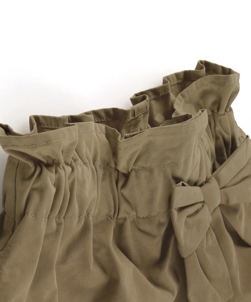 BRANSHES（ブランシェス）の「ウエストリボンショートパンツ（その他パンツ・キッズ・キャメル/ブラック・90cm/100cm/120cm/130cm/140cm/110cm/150cm）」の16枚目の写真