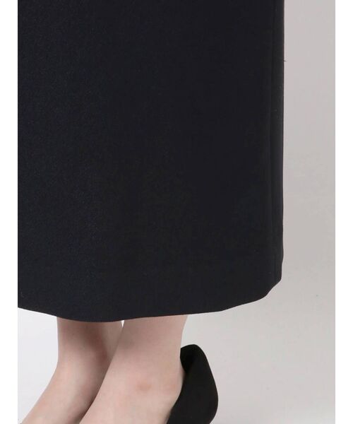 ELENDEEK（エレンディーク）の「フェイクレザーミックスＩラインスカート（スカート・レディース・ブラウン/ブラック/ラベンダー・02/01）」の6枚目の写真