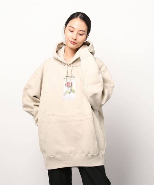 LEGENDA（レジェンダ）の「ADDICT Rose ‐ Hoodie　＊＊（パーカー・レディース・ベージュ/ブラック/ヘザーグレー・FREE）」の13枚目の写真