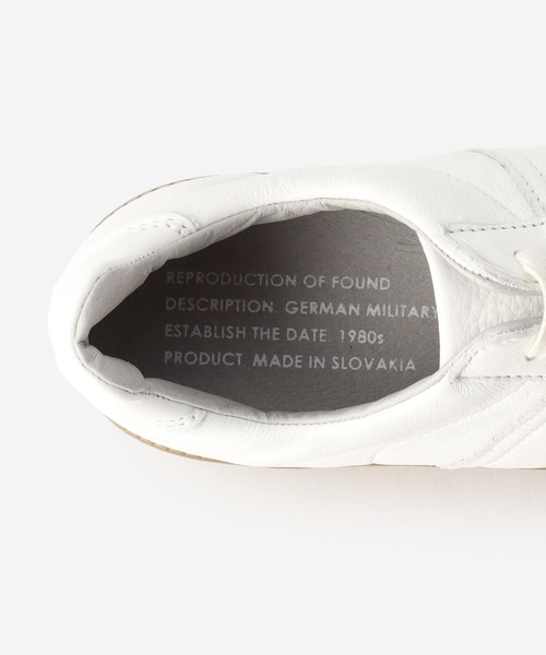 REPRODUCTION OF FOUND（リプロダクションオブファウンド）の「【REPRODUCTION OF FOUND】〈別注〉 GERMAN MILITARY TRAINER  WOMEN（スニーカー・レディース・ホワイト・39/38/36/37）」の13枚目の写真