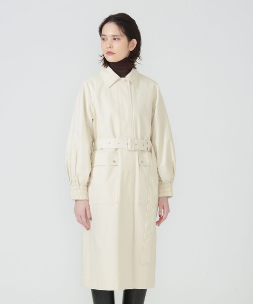 LOVELESS(ラブレス)の「ファーベストレイヤードコート(ステンカラーコート・レディース・ベージュ系その他・36/34)」の3枚目の写真