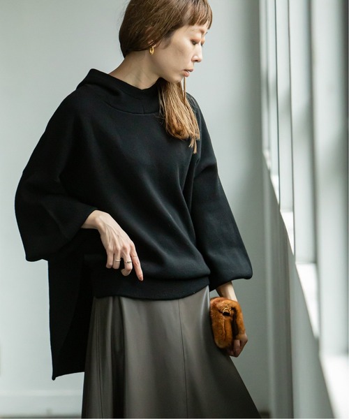 セール Noble ノーブル のファッション Noble ノーブル のニット セーター タック編みパーカープルオーバー をセール価格で購入できます Spick タック編みパーカープルオーバー ニット セーター 日本正規販売店