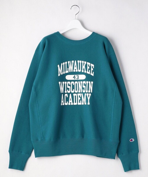 FREAK'S STORE(フリークスストア)の「【WEB限定】champion/チャンピオン REVERS WEAVE C/N SWEAT/リバースウェーブクルーネックスウェット(スウェット・レディース・ホワイト/ブラック/ネイビー/グレー/ブルー/ナチュラル・LARGE/X-LARGE)」の6枚目の写真