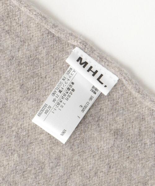 MHL.（エムエイチエル）の「＜MHL.＞ MINI WO MUFF/マフラー（マフラー・メンズ・ライトグレー/ブラック・FREE）」の4枚目の写真