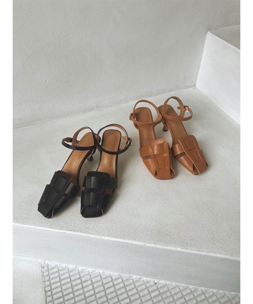 ACYM（アシーム）の「Weave deisign ミュール（パンプス・レディース・ブラック/ブラウン・SMALL/MEDIUM/LARGE）」の12枚目の写真