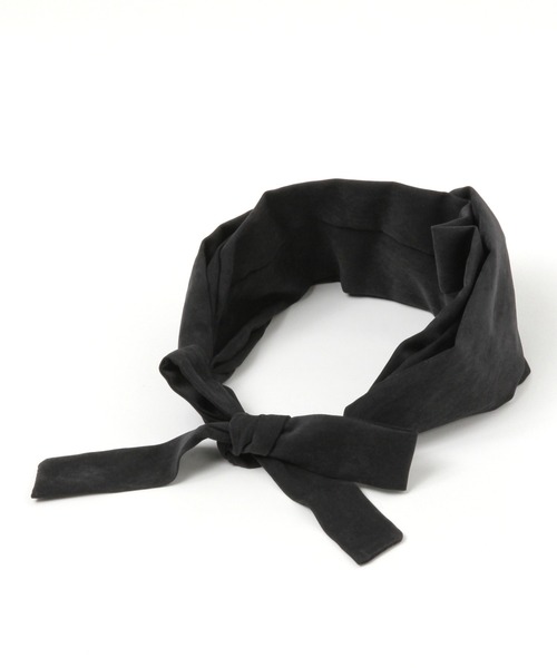 studio CLIP（スタディオクリップ）の「ピーチサテンリボンヘアバンド（ヘアバンド・レディース・ブラック/ベージュ/カーキ・FREE）」の6枚目の写真