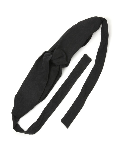 studio CLIP（スタディオクリップ）の「ピーチサテンリボンヘアバンド（ヘアバンド・レディース・ブラック/ベージュ/カーキ・FREE）」の4枚目の写真