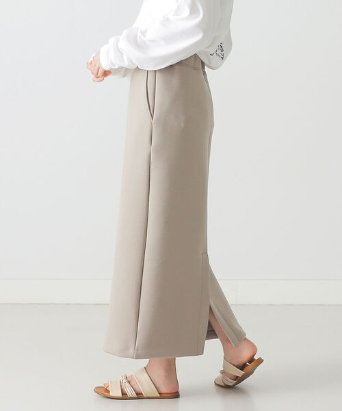 BEAMS LIGHTS(ビームスライツ)の「BEAMS LIGHTS / Iライン ダンボール スカート(スカート・レディース・ベージュ/ブルー系その他・ONE SIZE)」の1枚目の写真