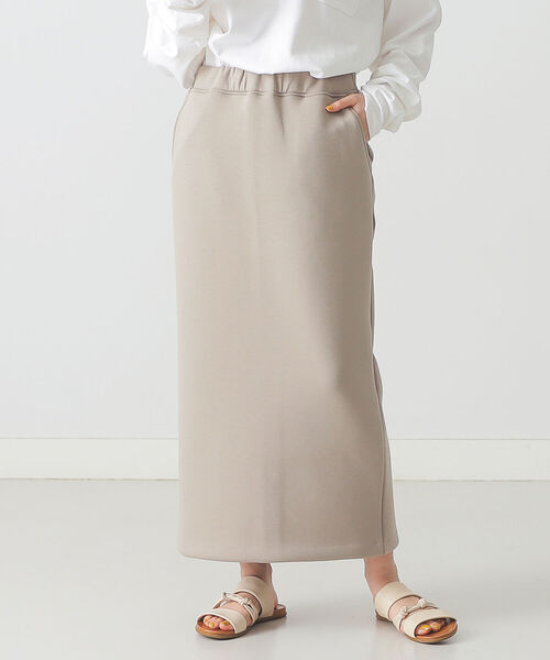 BEAMS LIGHTS(ビームスライツ)の「BEAMS LIGHTS / Iライン ダンボール スカート(スカート・レディース・ベージュ/ブルー系その他・ONE SIZE)」の3枚目の写真