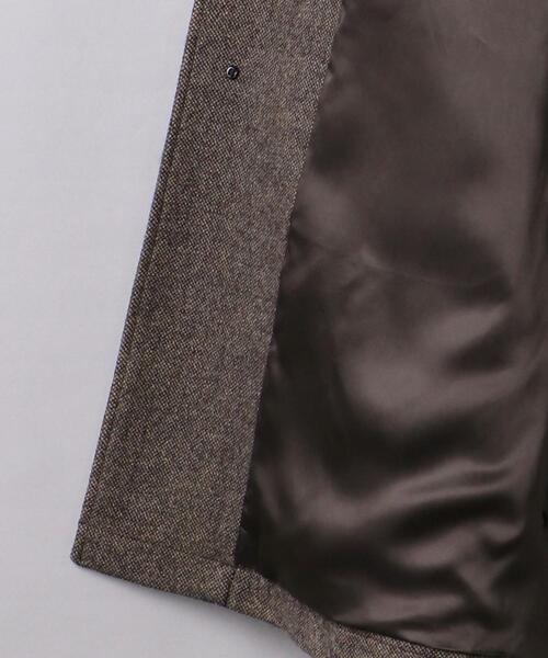 Scye（サイ）の「＜District (ディストリクト) ＞ ホームスパン ラグラン コート（ステンカラーコート・メンズ・ブラウン・M/S）」の12枚目の写真