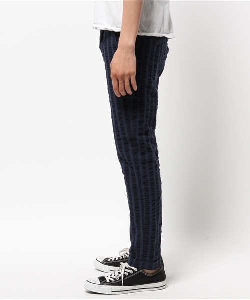 HAMNETT(ハムネット)の「【HAMNETT】 クライムテーパード ストライプ / パンツ(その他パンツ・メンズ・ネイビー・L/S/M)」の6枚目の写真