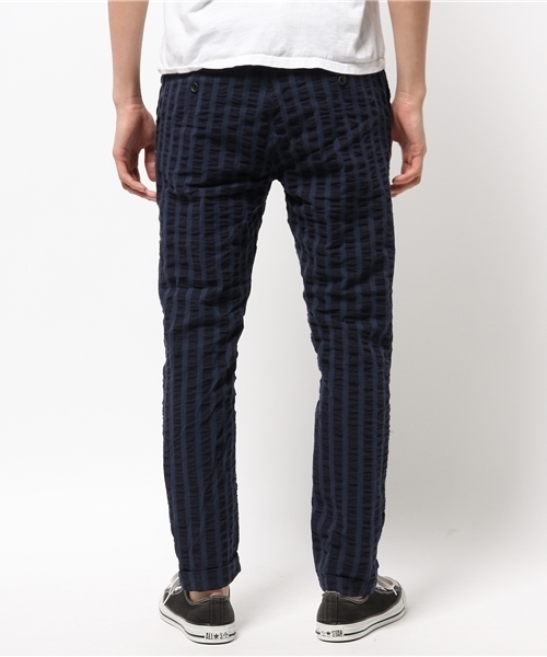 HAMNETT(ハムネット)の「【HAMNETT】 クライムテーパード ストライプ / パンツ(その他パンツ・メンズ・ネイビー・L/S/M)」の7枚目の写真