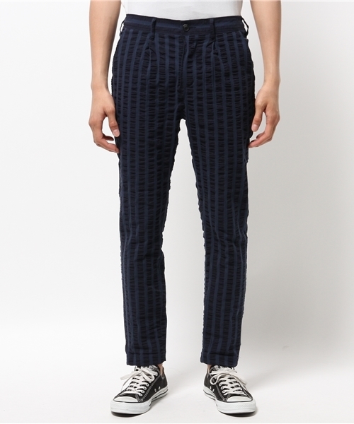 HAMNETT(ハムネット)の「【HAMNETT】 クライムテーパード ストライプ / パンツ(その他パンツ・メンズ・ネイビー・L/S/M)」の8枚目の写真