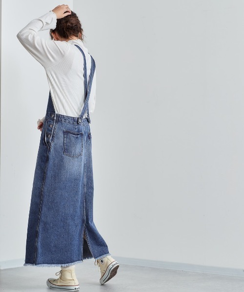 cepo（セポ）の「デニムジャンパースカート（ジャンパースカート