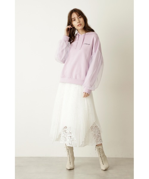 JILL STUART（ジルスチュアート）の「◆サバナパーカー（パーカー・レディース・ホワイト/ピンク・FREE）」の7枚目の写真