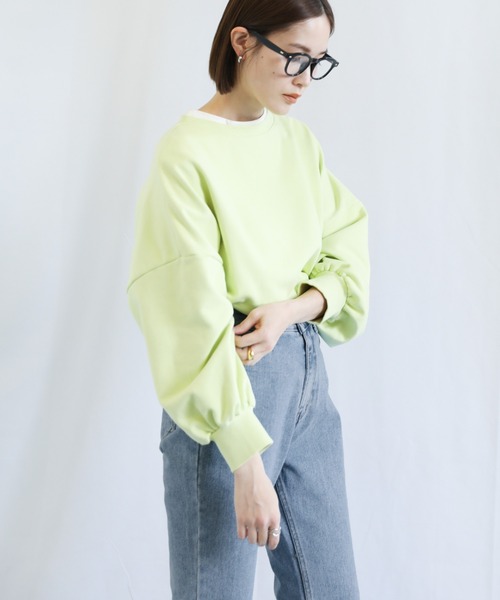 select MOCA（セレクトモカ）の「カットオフフレアデニムパンツ（デニムパンツ・レディース・インディゴブルー/ライトインディゴブルー・SMALL/MEDIUM/X-SMALL）」の17枚目の写真