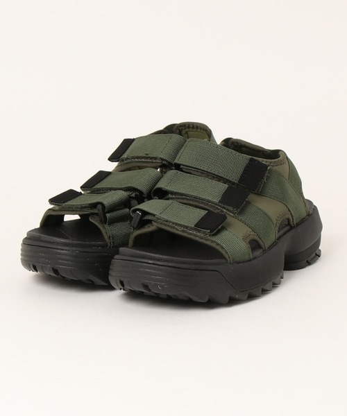 LAVEANGE（ラビアンジェ）の「Recycled nylon 3BELT SANDAL（サンダル・レディース・ブラック/ベージュ/カーキ・S/M/L）」の17枚目の写真