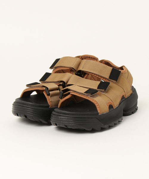 LAVEANGE（ラビアンジェ）の「Recycled nylon 3BELT SANDAL（サンダル・レディース・ブラック/ベージュ/カーキ・S/M/L）」の16枚目の写真