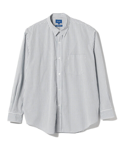 BEAMS（ビームス）の「BEAMS / グラフチェック イージーフィット シャツ（シャツ/ブラウス・メンズ・ホワイト/ネイビー・SMALL/MEDIUM/LARGE/X-LARGE）」の15枚目の写真