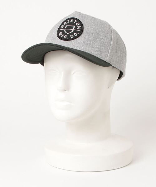 BRIXTON（ブリクストン）の「【BRIXTON/ブリクストン】CREST C MP SNAPBACK（キャップ・メンズ・ブラック/ヘザーグレー/ブラック系その他/グレー系その他/ゴールド×ブラウン/ブルー系その他/サンドベージュ/カモフラージュ/ホワイト×ブルー/グリーン/グレー系その他2/ダークブラウン/ベージュ/その他2/その他1/その他3・FREE）」の5枚目の写真