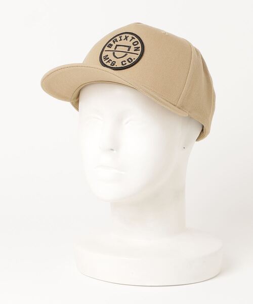 BRIXTON（ブリクストン）の「【BRIXTON/ブリクストン】CREST C MP SNAPBACK（キャップ・メンズ・ブラック/ヘザーグレー/ブラック系その他/グレー系その他/ゴールド×ブラウン/ブルー系その他/サンドベージュ/カモフラージュ/ホワイト×ブルー/グリーン/グレー系その他2/ダークブラウン/ベージュ/その他2/その他1/その他3・FREE）」の9枚目の写真