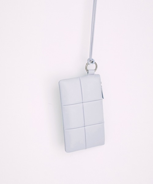 ADD CULUMN（アドカラム）の「【ADD CULUMN】PUFF - MINI SHLD（ショルダーバッグ・レディース・ブラック/オフホワイト/オレンジ系その他/ダークラベンダー・FREE）」の4枚目の写真