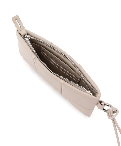 ADD CULUMN（アドカラム）の「【ADD CULUMN】PUFF - MINI SHLD（ショルダーバッグ・レディース・ブラック/オフホワイト/オレンジ系その他/ダークラベンダー・FREE）」の13枚目の写真