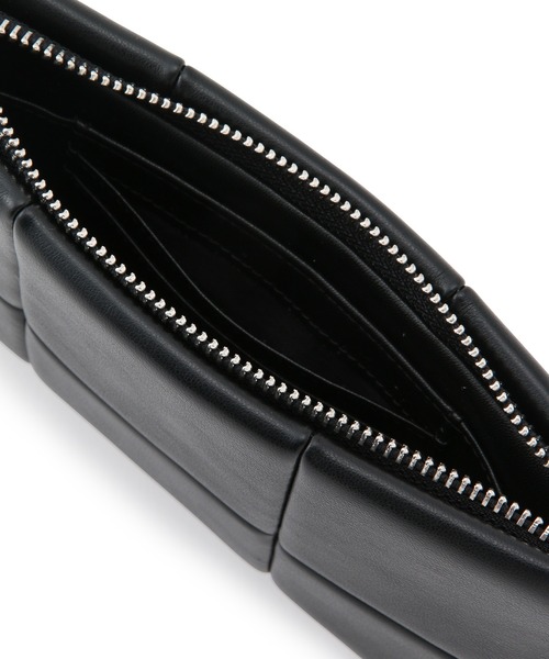 ADD CULUMN（アドカラム）の「【ADD CULUMN】PUFF - MINI SHLD（ショルダーバッグ・レディース・ブラック/オフホワイト/オレンジ系その他/ダークラベンダー・FREE）」の9枚目の写真