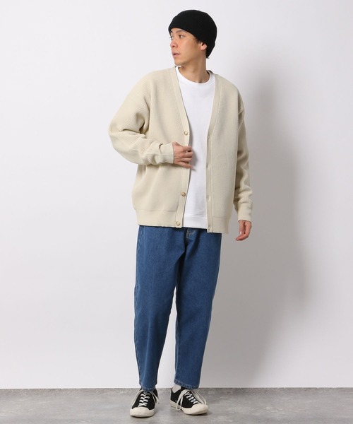 LAKOLE（ラコレ）の「10ozデニムバルーンパンツ[セットアップ対応] / 260729（デニムパンツ・メンズ・ブラック/サックスブルー/ネイビー・MEDIUM/LARGE）」の5枚目の写真